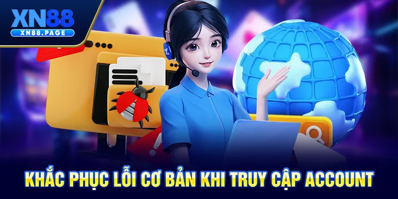 Khắc phục lỗi cơ bản khi truy cập account Khắc phục lỗi cơ bản khi truy cập account