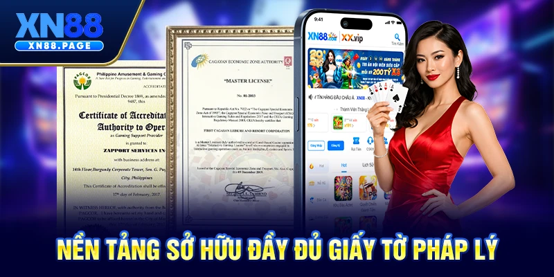 Nền tảng sở hữu đầy đủ giấy tờ pháp lý
