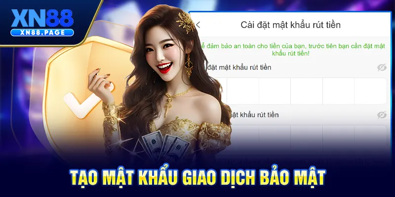 Tạo mật khẩu giao dịch bảo mật Tạo mật khẩu giao dịch bảo mật