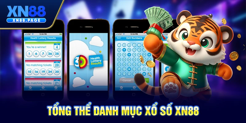 Tổng thể danh mục xổ số XN88 Tổng thể danh mục xổ số XN88